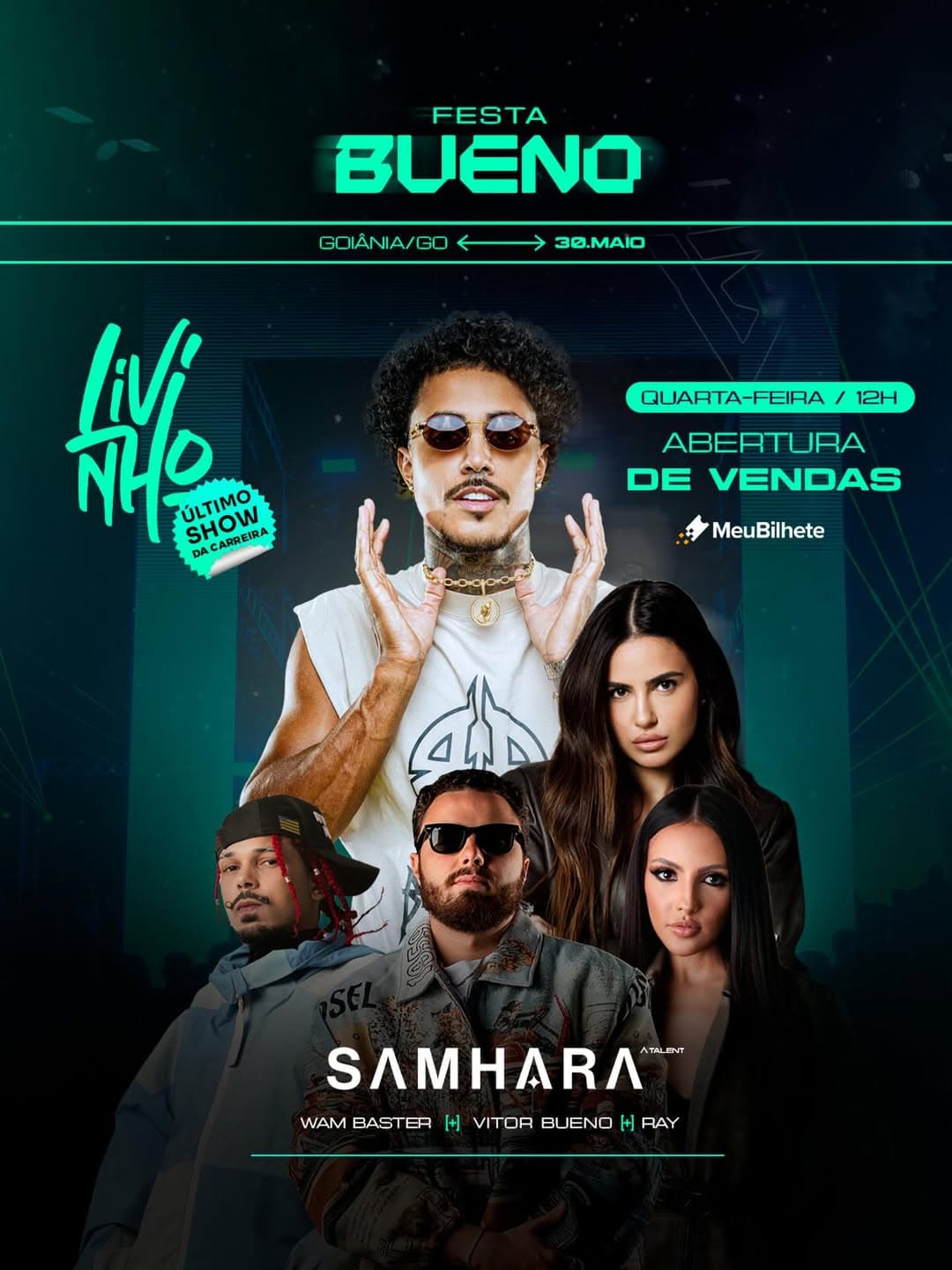 Banner da campanha Festa Bueno